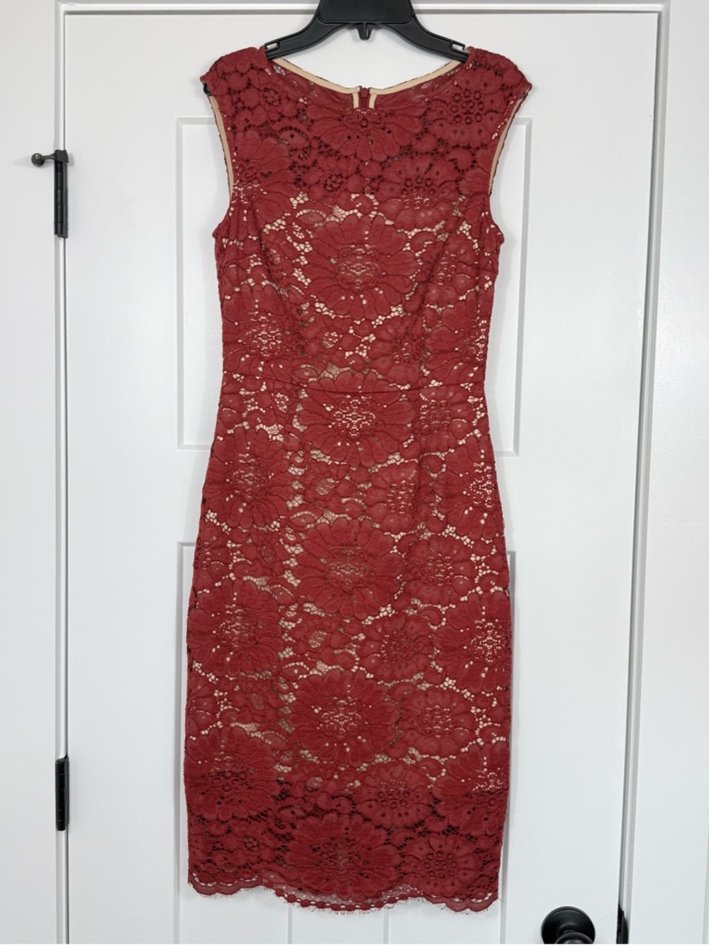 Antonio Melani Midi Sleeveless Sheath Dress Rust ish Color Women’s Size 0